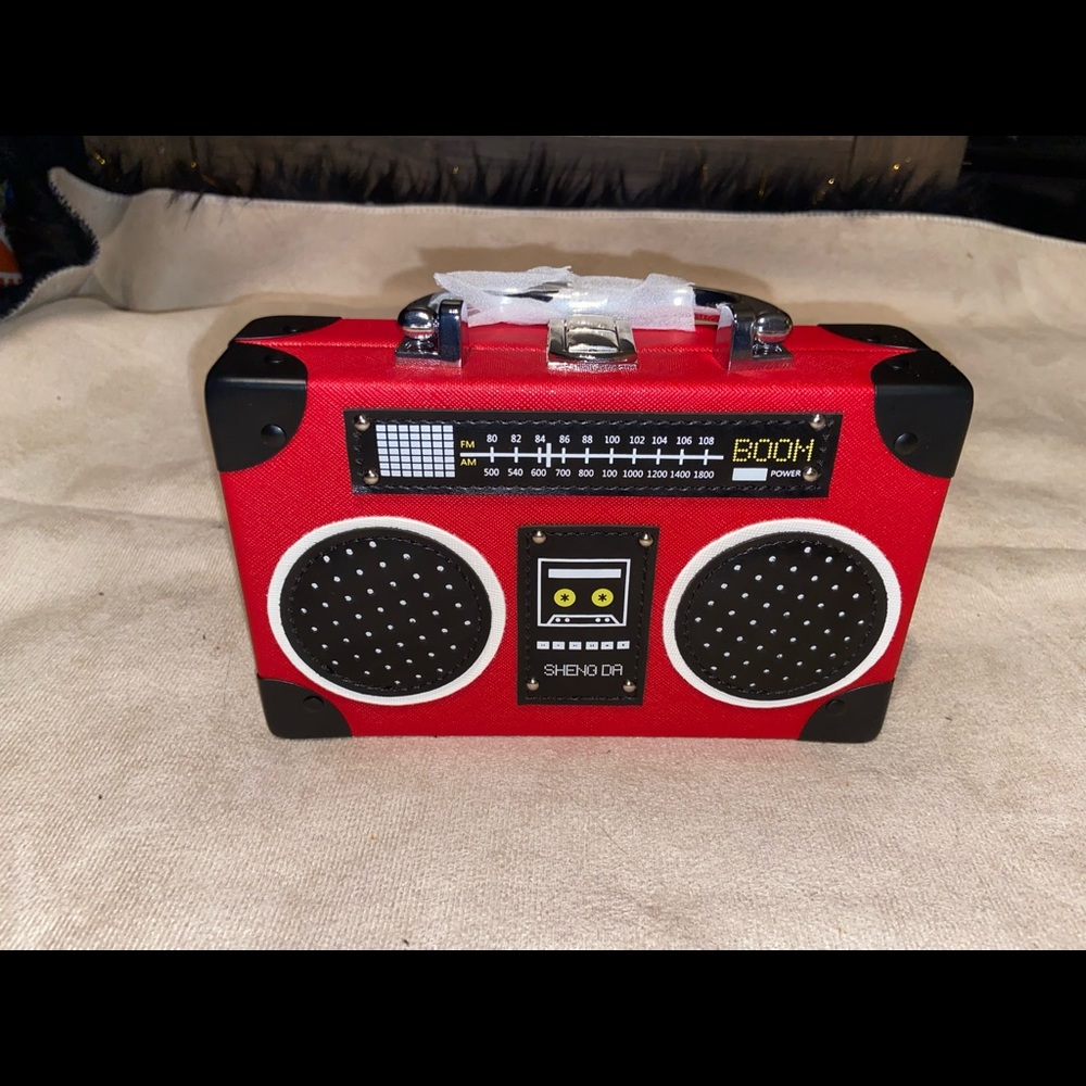 Brand new mini boom box purse